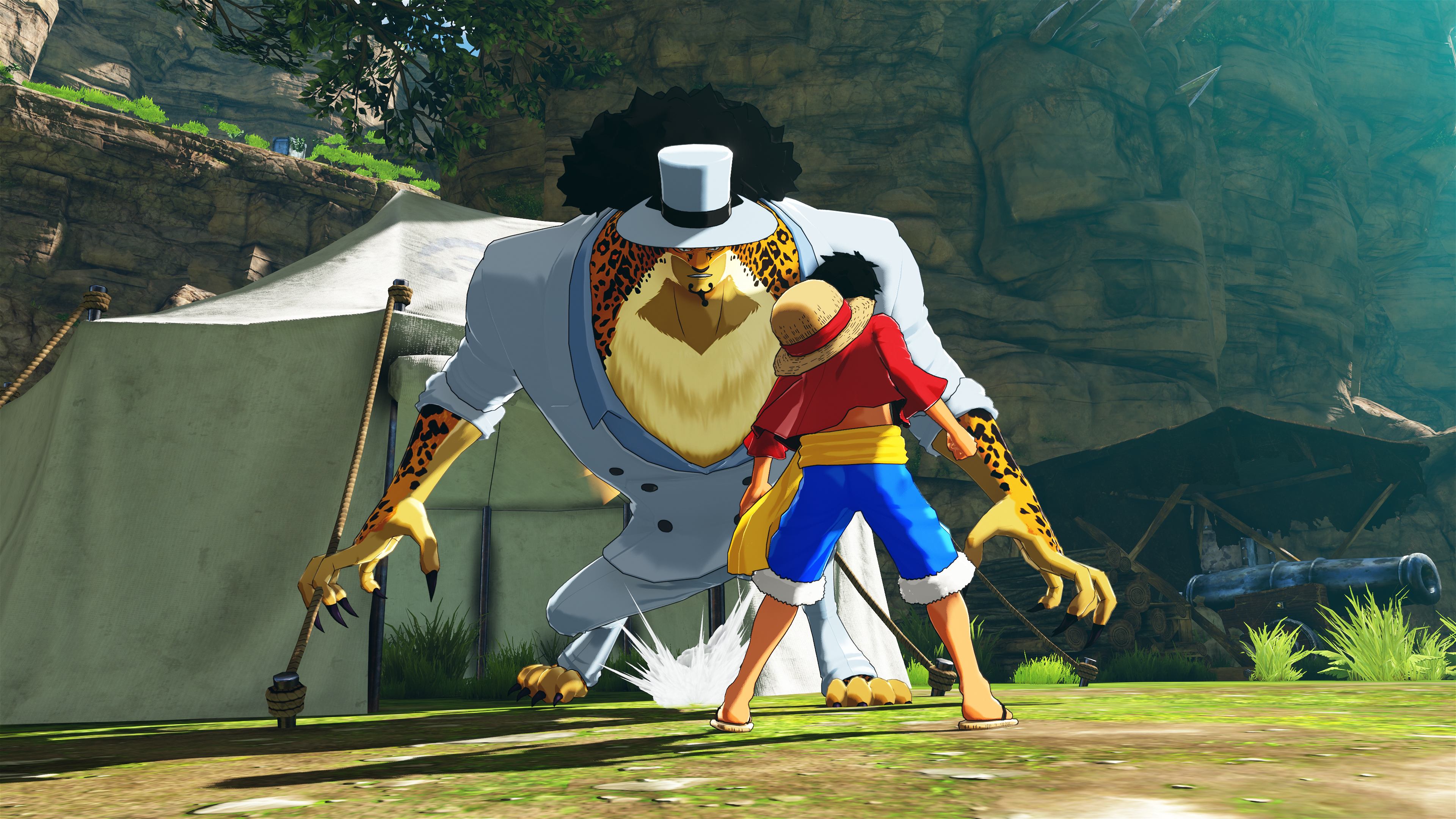 One Piece World Seeker - Luffy vs Lucci