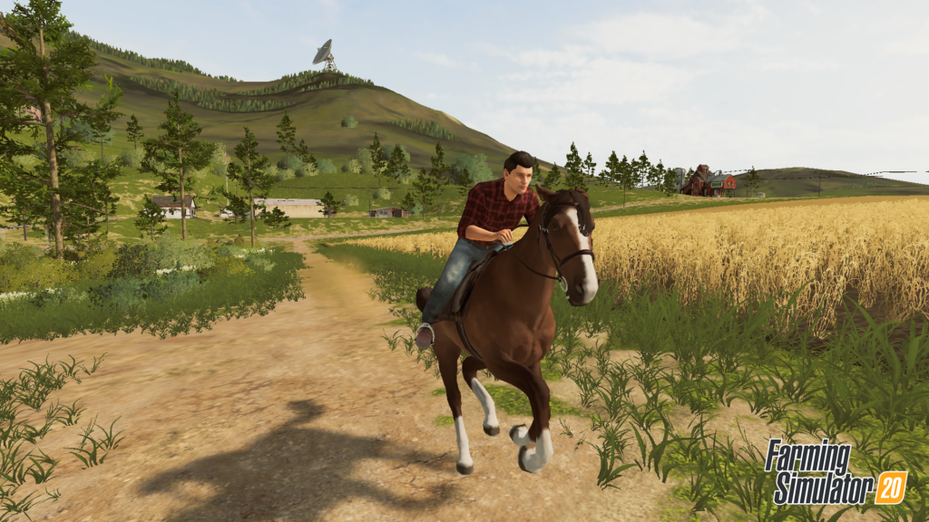 Farming Simulator 20 - horseback riding