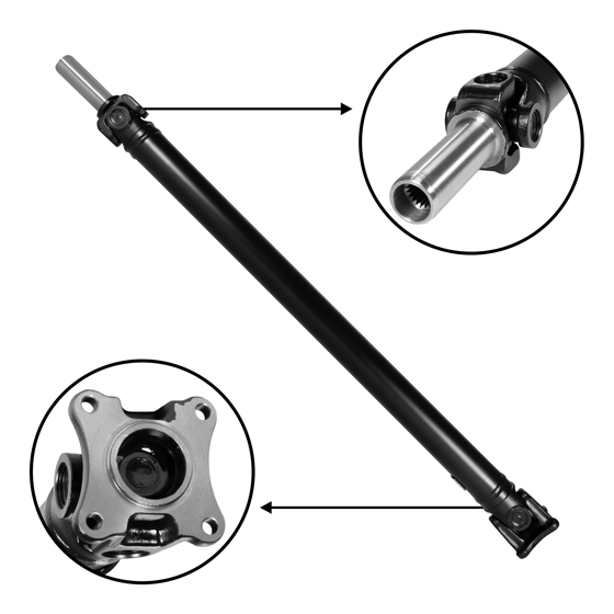 NEW USA Standard Rear Driveshaft for Mazda Miata , 41.25" Overall