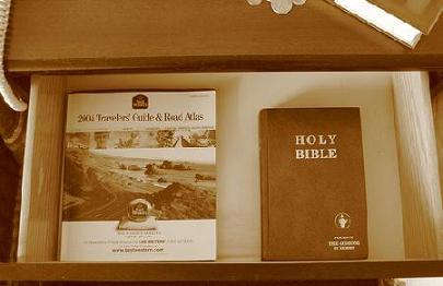 Rocky Raccoon checked into his room / Only to find Gideon's bible