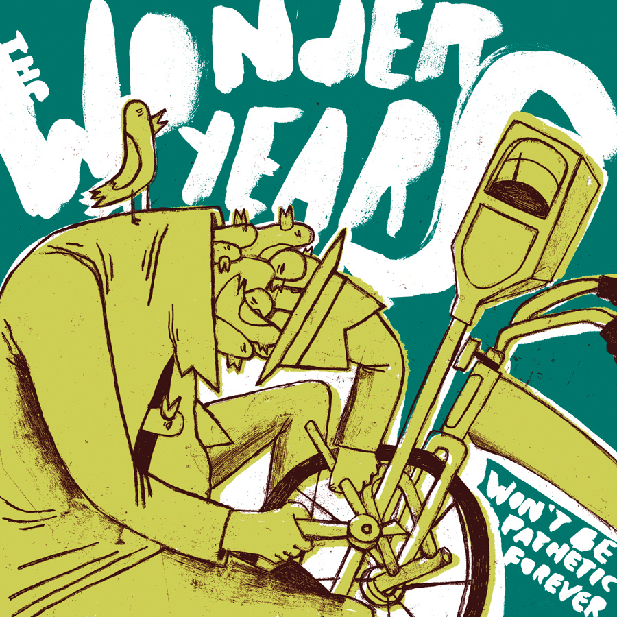 The Wonder Years Won T Be Pathetic Forever Album Art Comic Book Cover Wonder Years