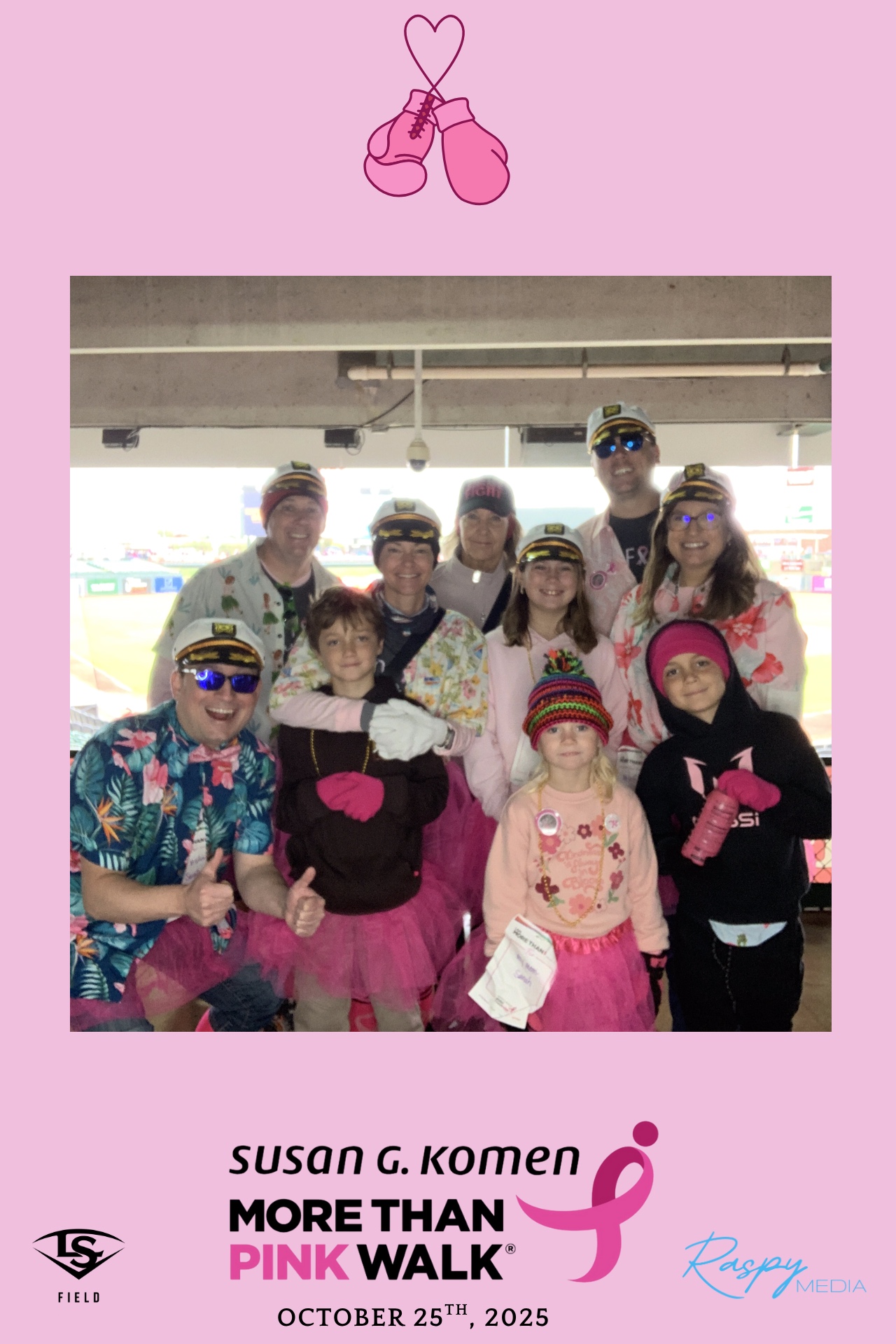 Customized Susan G. Komen More Than Pink Walk Photo Booth image