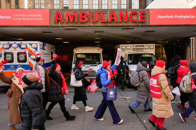 AP News: Nurses strike enters second day at major New York City hospitals