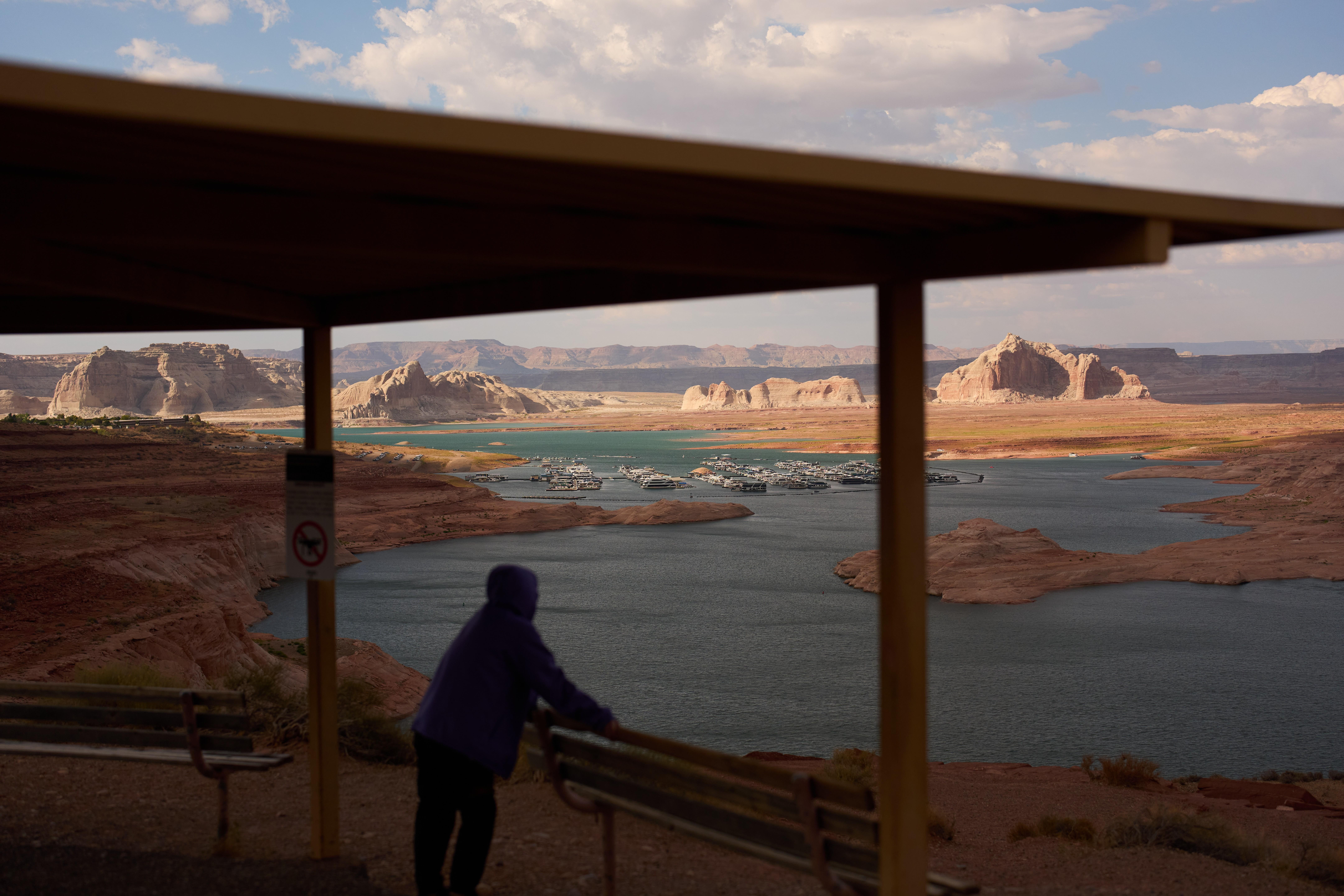 As Lake Powell shrinks, marinas are having to adapt to dwindling water levels