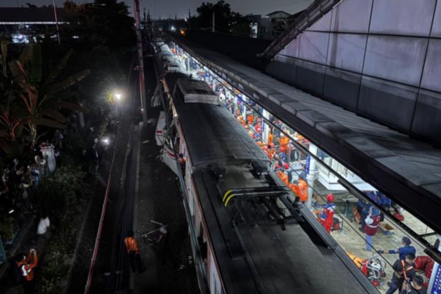 AP News: Trains collide near Indonesia's capital, killing at least 4 people