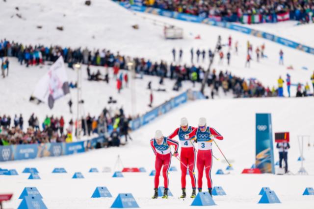 AP News: Klaebo becomes 1st athlete to win 6 golds at a Winter Games as Norway sweeps 50km mass start