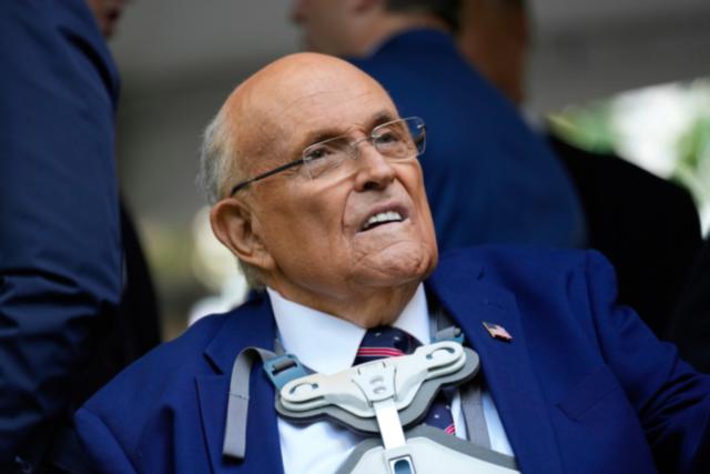 AP News: Rudy Giuliani hospitalized in critical condition, his spokesman says
