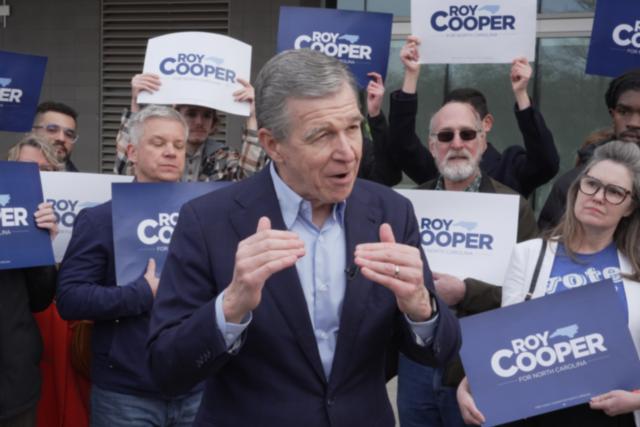 AP News: North Carolina primary could mean Roy Cooper vs Michael Whatley in pivotal fall Senate race