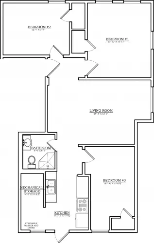 Three Flat 3 3