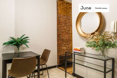  1 bedroom  in Hell's Kitchen on a flexible lease 1 2