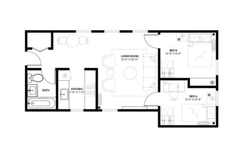 Private bedroom in 3 bed/1 bath Home 90 1