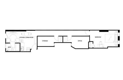  1 bedroom  in Hell's Kitchen on a flexible lease 5 3