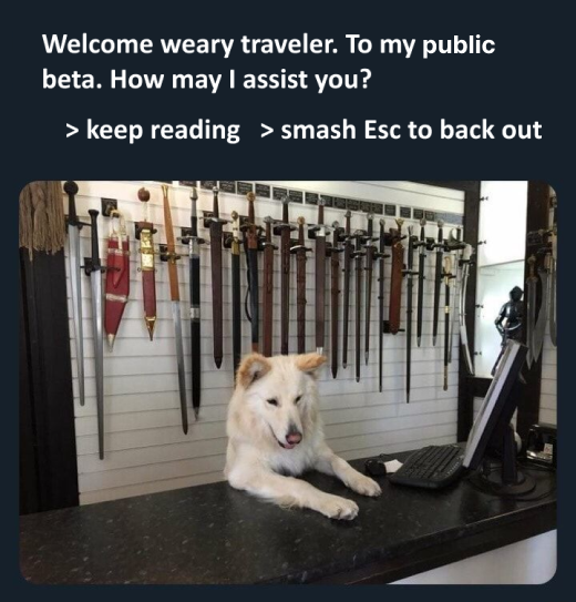 welcome weary traveler