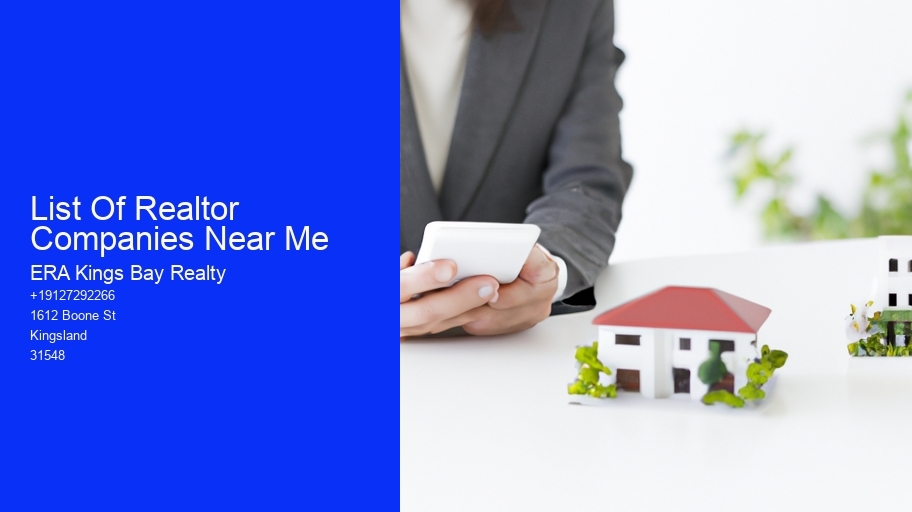 List Of Realtor Companies Near Me