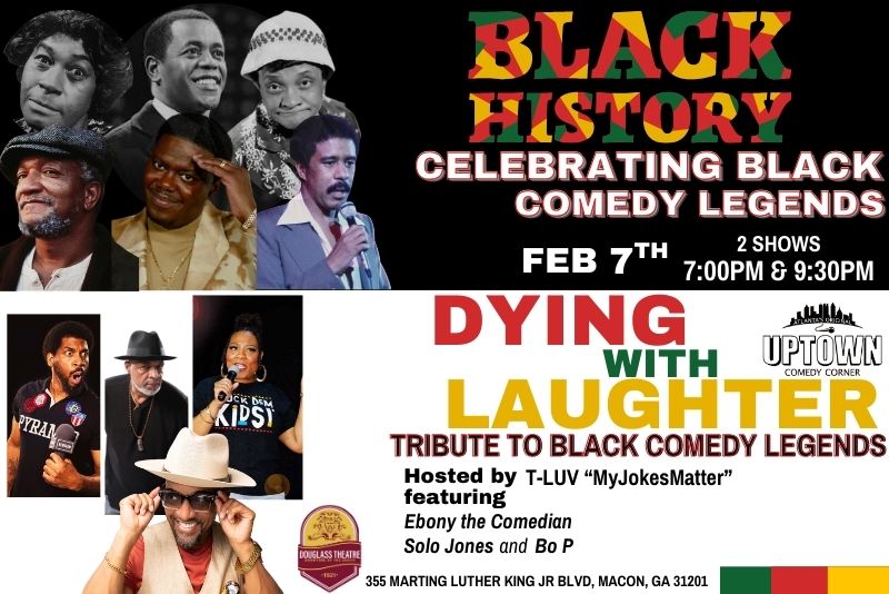 DYING WITH LAUGHTER: TRIBUTE TO BLACK COMEDY LEGENDS