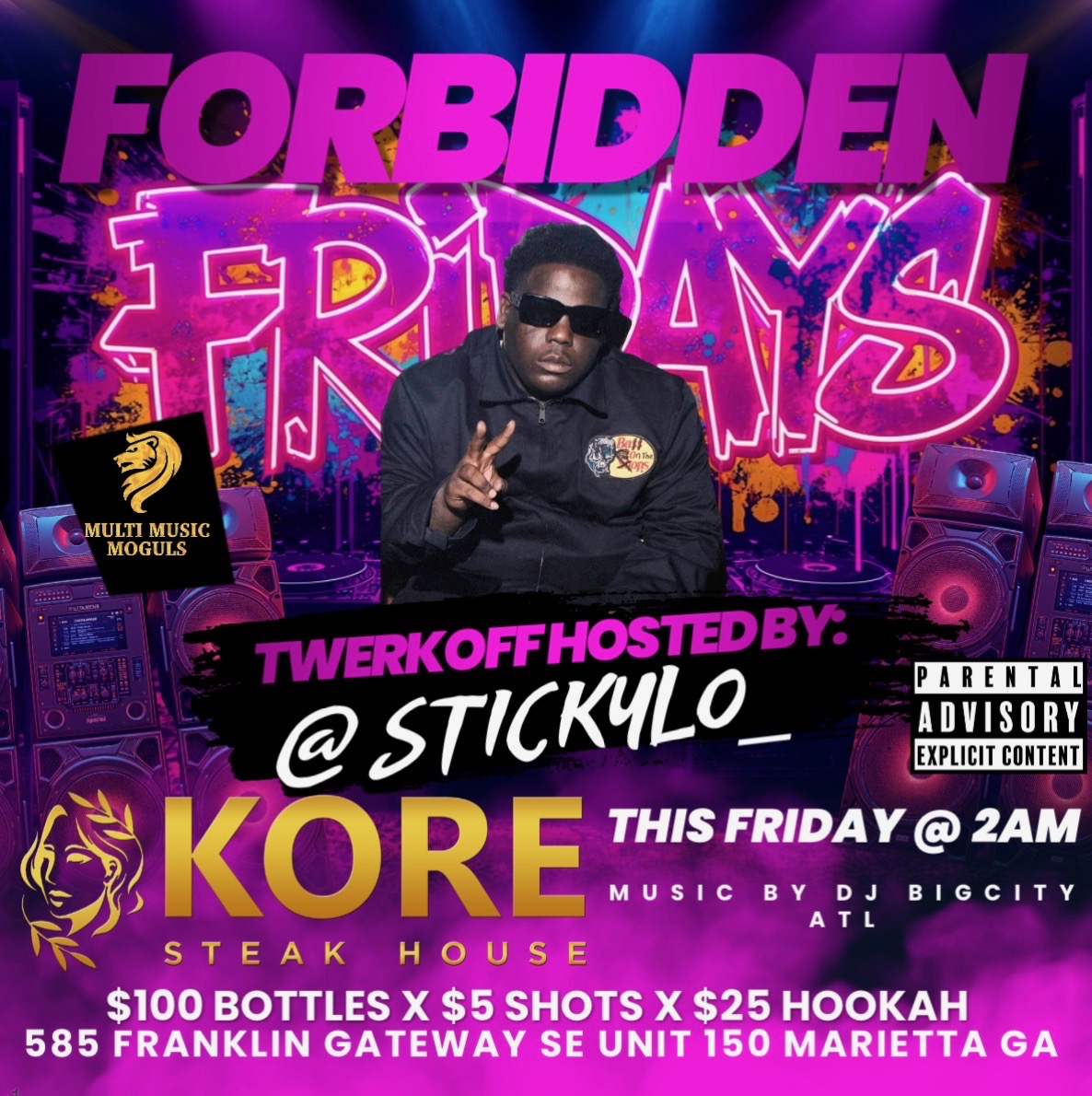 Forbidden Friday’s Wit Sticky Lo and Petty Wop