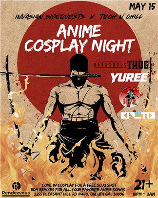 Invasian side quest Anime Cosplay night 