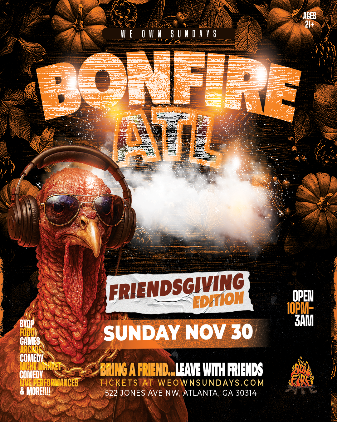 BONFIRE ATL SUNDAY
