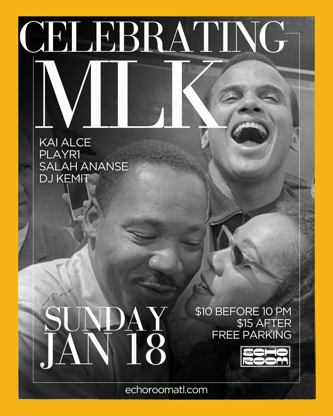 Celebrating MLK at Echo Room ~ Sunday, Jan. 18, 2026
