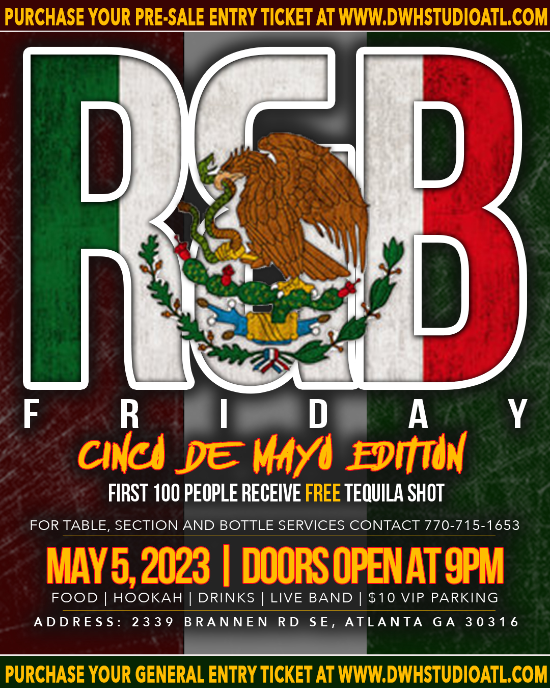 RnB Friday's at DWH Studio