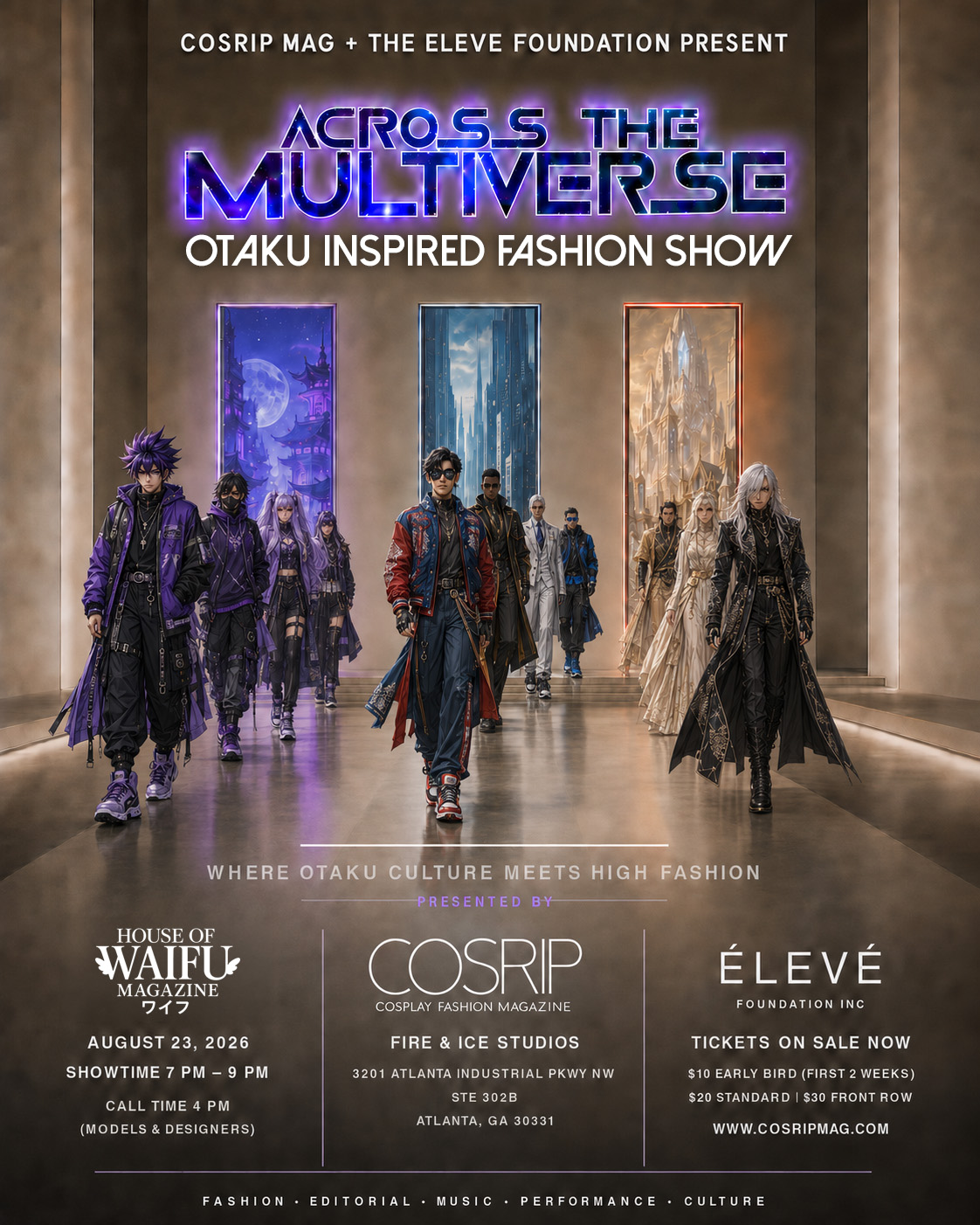 ACROSS THE MULTIVERSE OTAKU STREETWEAR FASHION SHOW