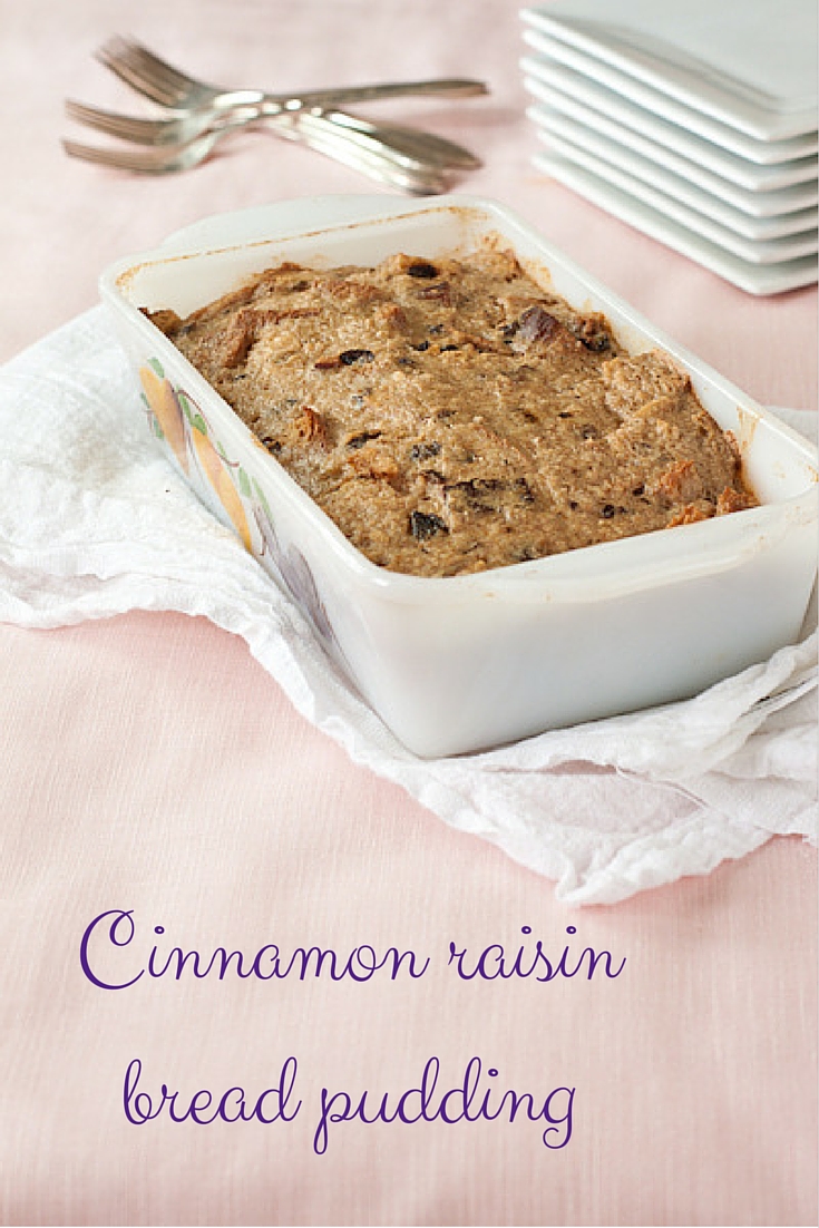 Cinnamonraisin bread pudding {glutenfree} Migraine Relief Recipes