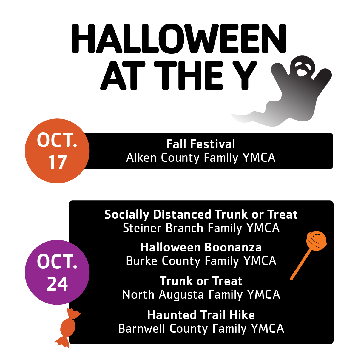 Halloween Events at the Y 1