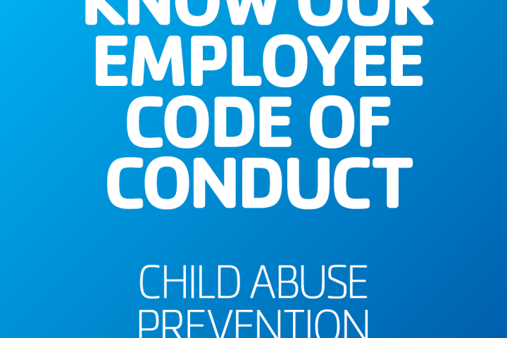 Know our employee code of conduct for child abuse prevention CAPM