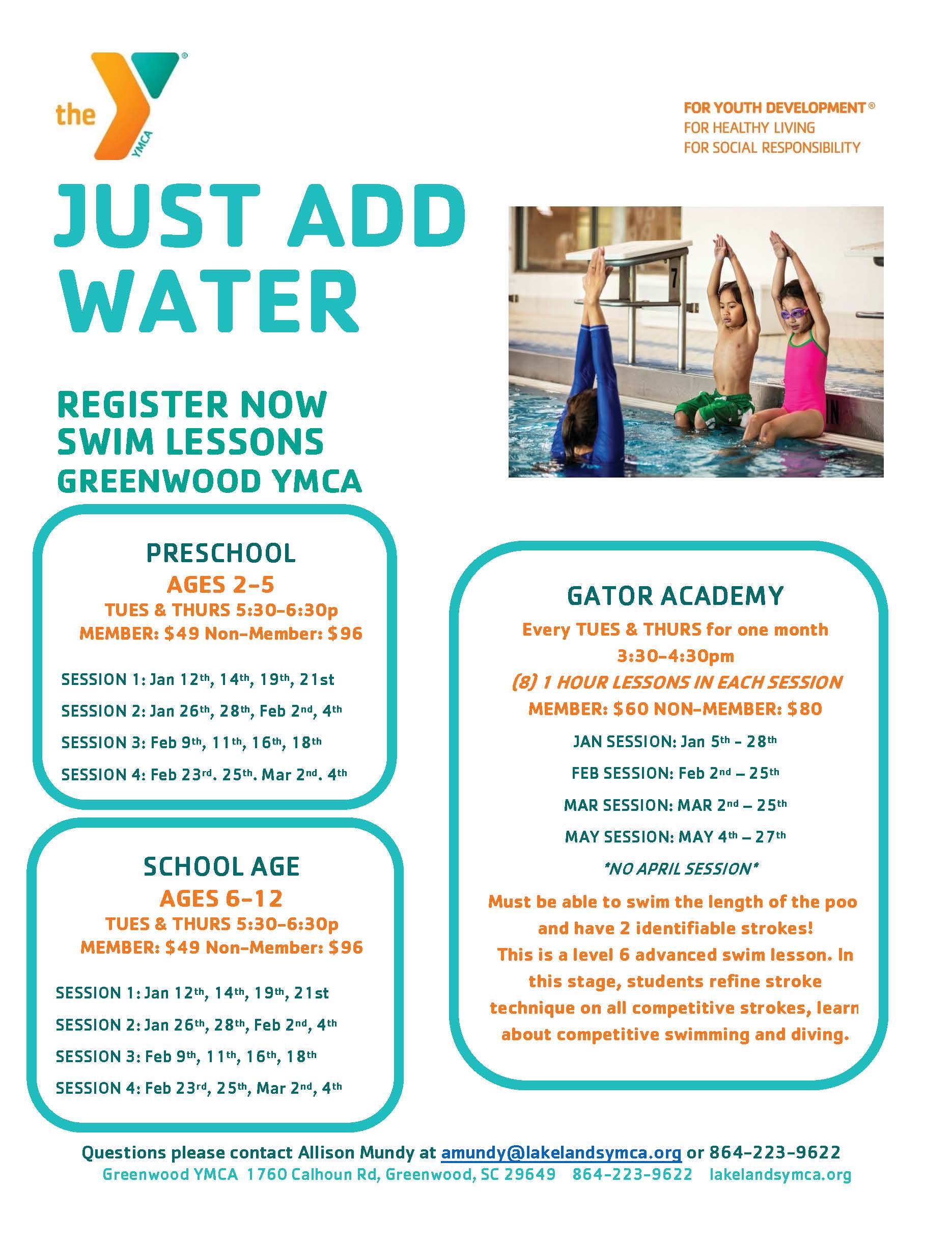 GREENWOOD YMCA Lakelands Region YMCA