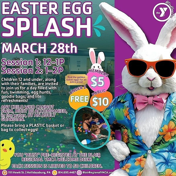 Pool Easter Egg Hunt – Blair Regional YMCA