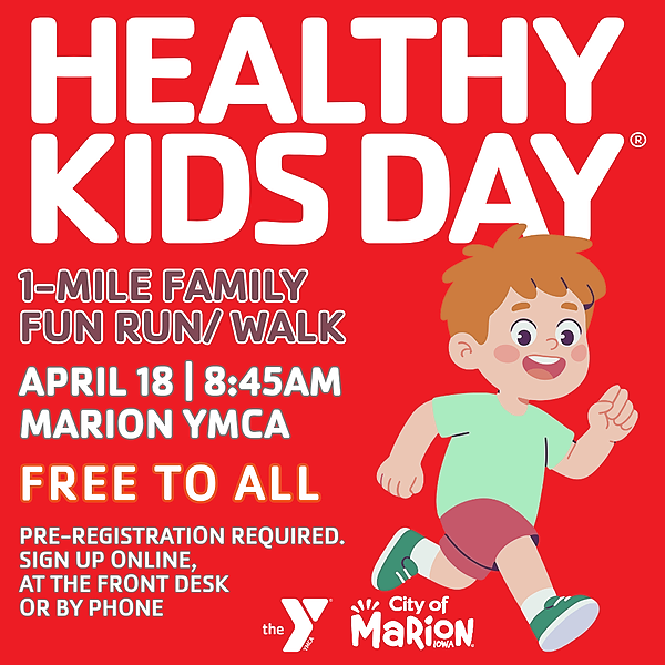 Healthy Kids Day Family Fun Run – YMCA of the Cedar Rapids Metro Area