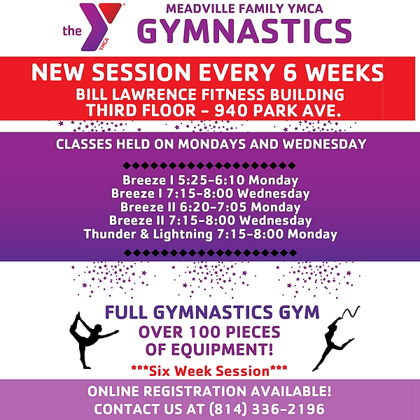 Recreation Gymnastics Meadville YMCA