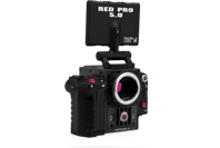 SCARLET-X with LCD touchscreen and side handle