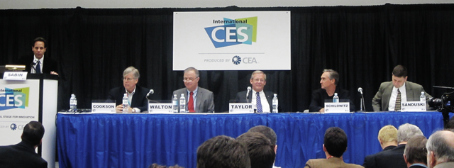 Ted Schilowitz of RED appears on the CES panel Next Gen TV