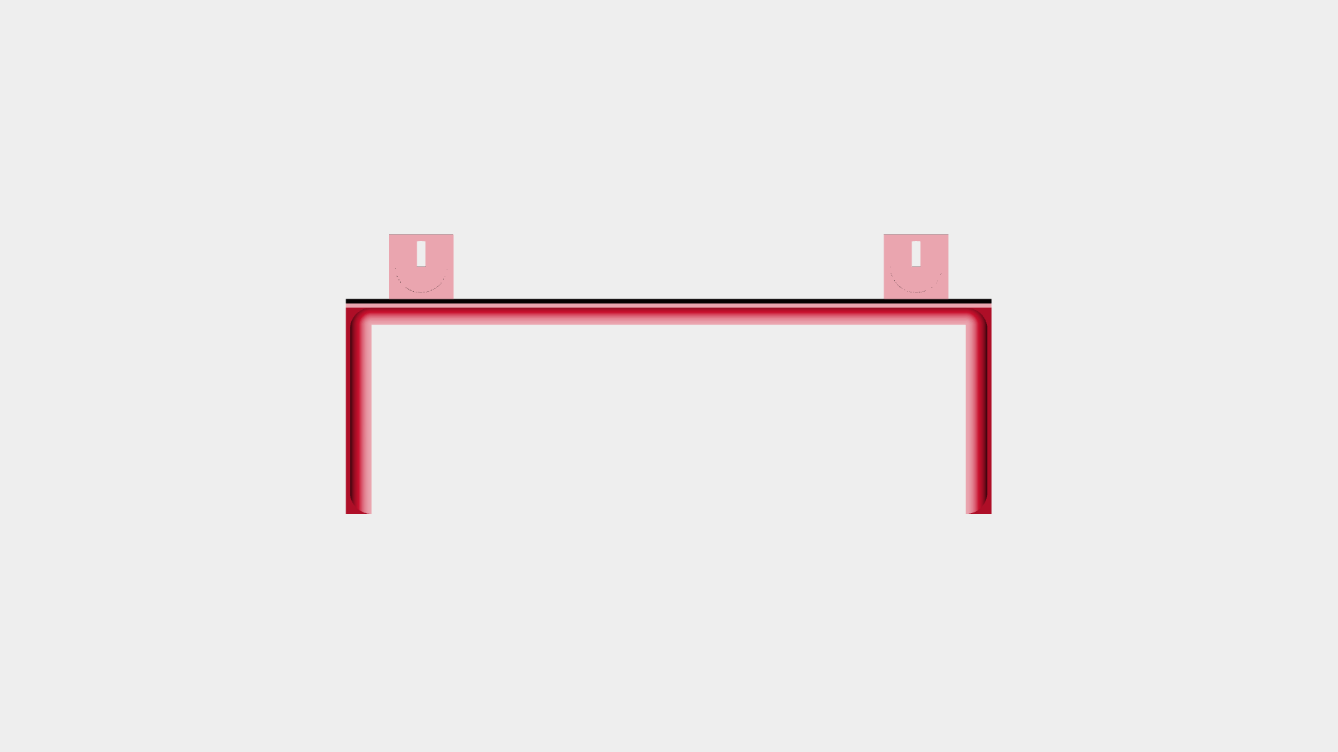 Bulletin Board/Cubicle Shelf Redpah