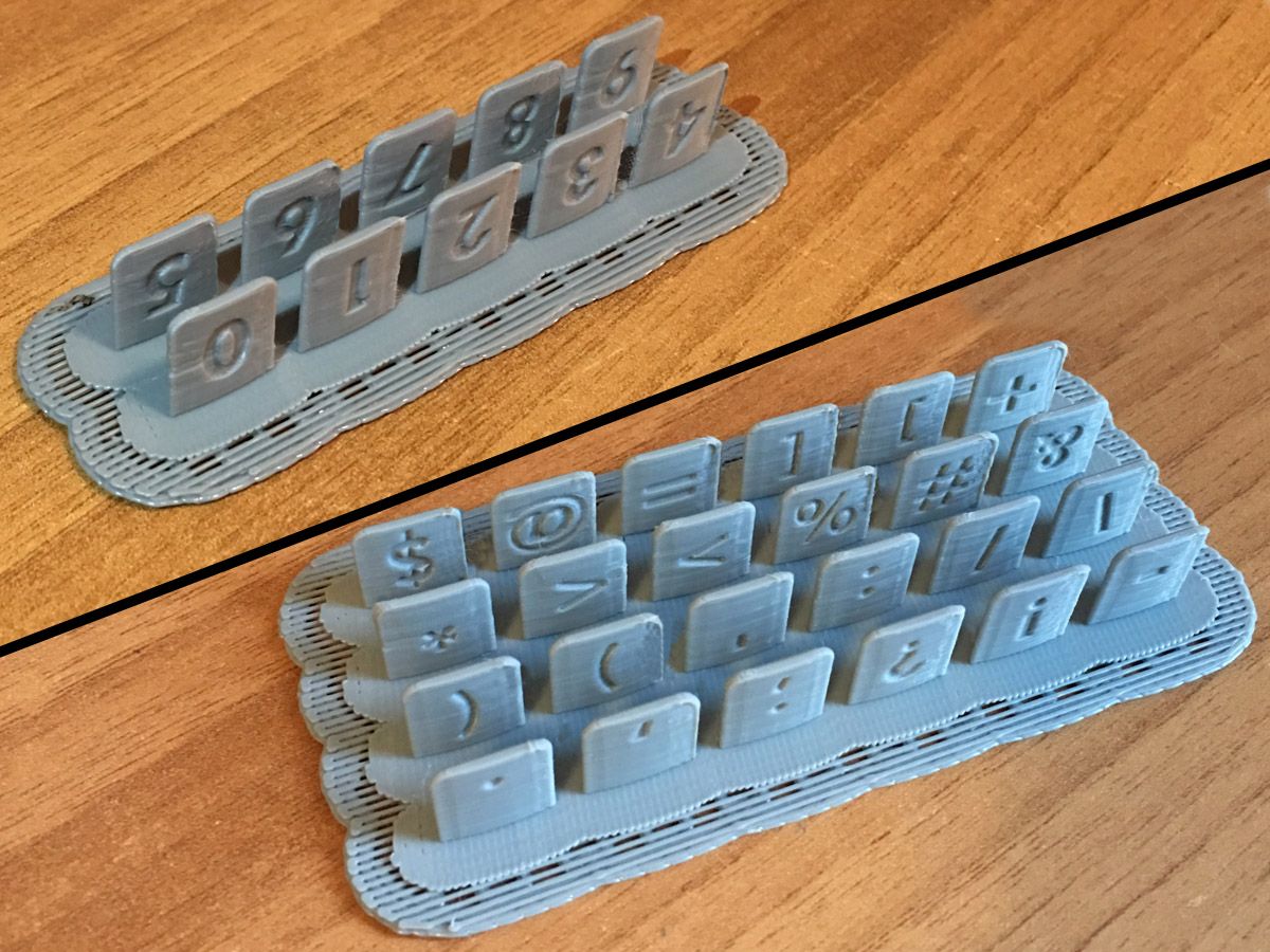 Braille Keyboard Key Covers Redpah
