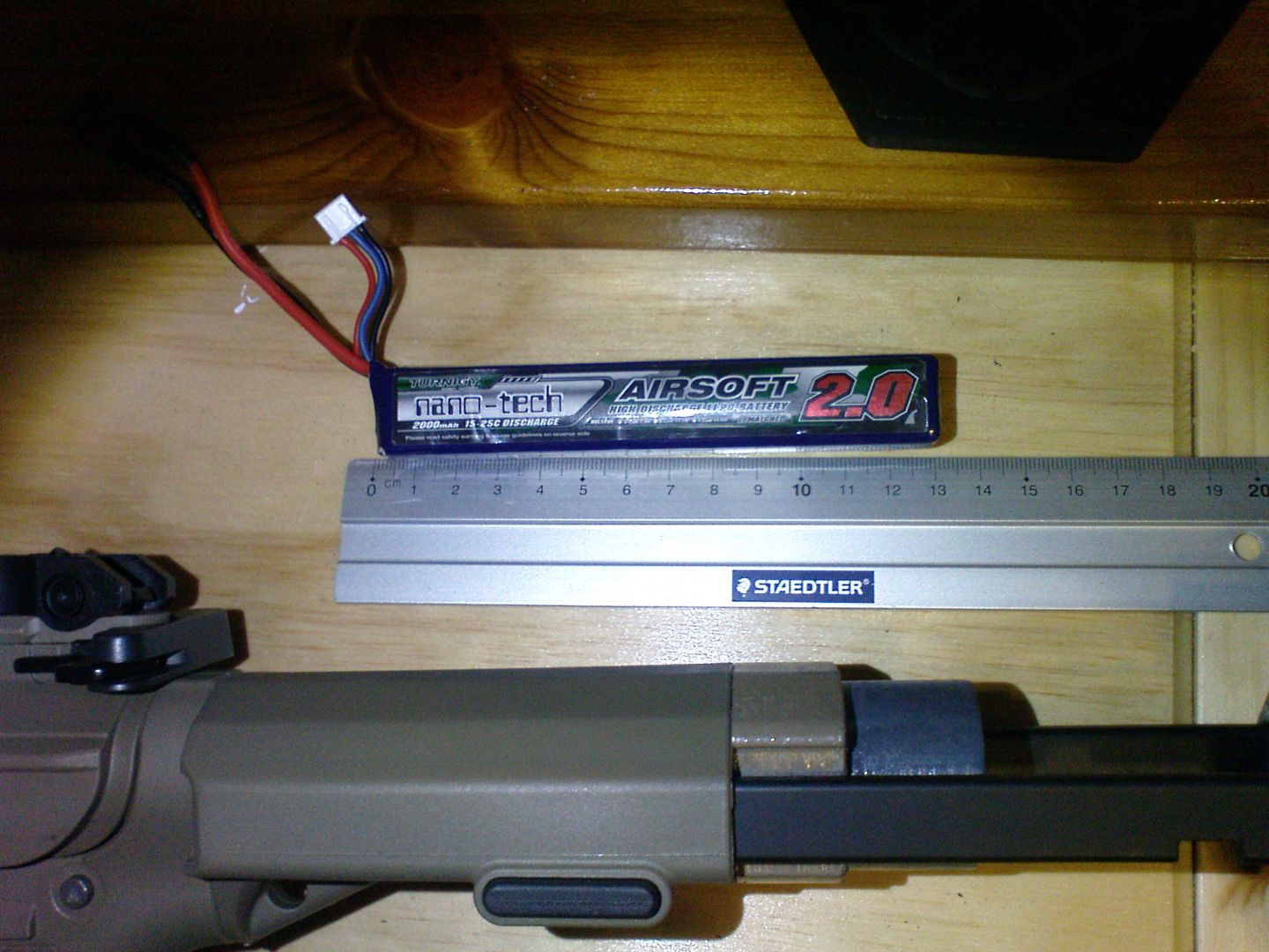 Airsoft Ares Amoeba Battery compartment extension Long am013/014 Redpah