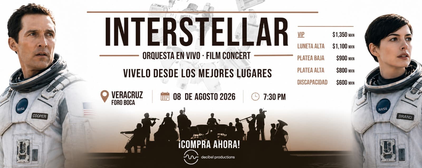 08 AGOSTO I 19:30  HRS