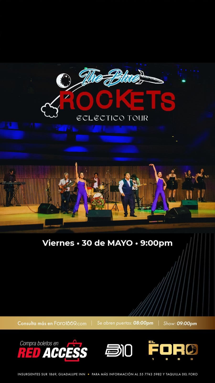 The Blue Rockets: Ecléctico Tour - Red Access | compra los boletos para ...