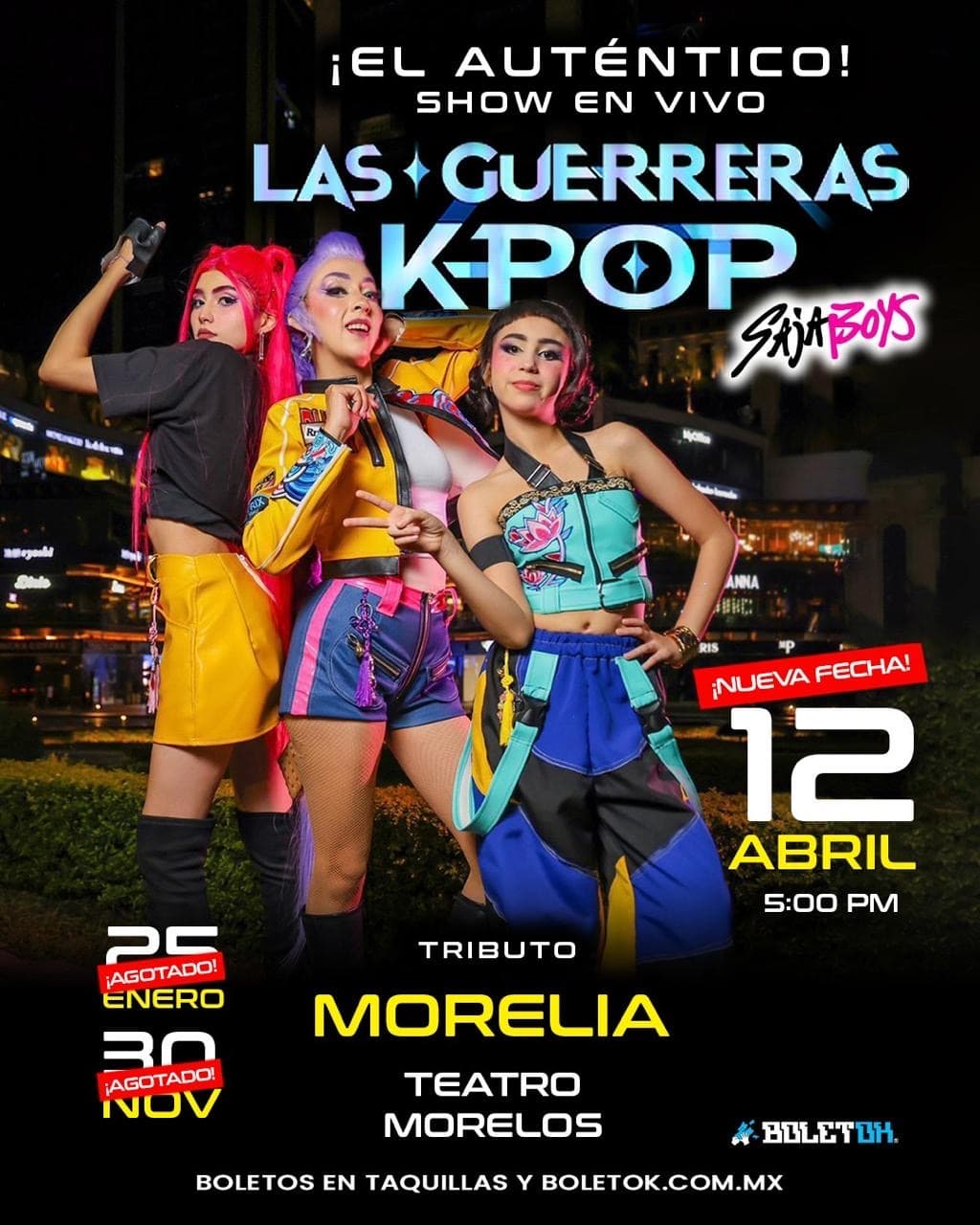 El auténtico show en vivo de las K-POP Abril - BOLETOK