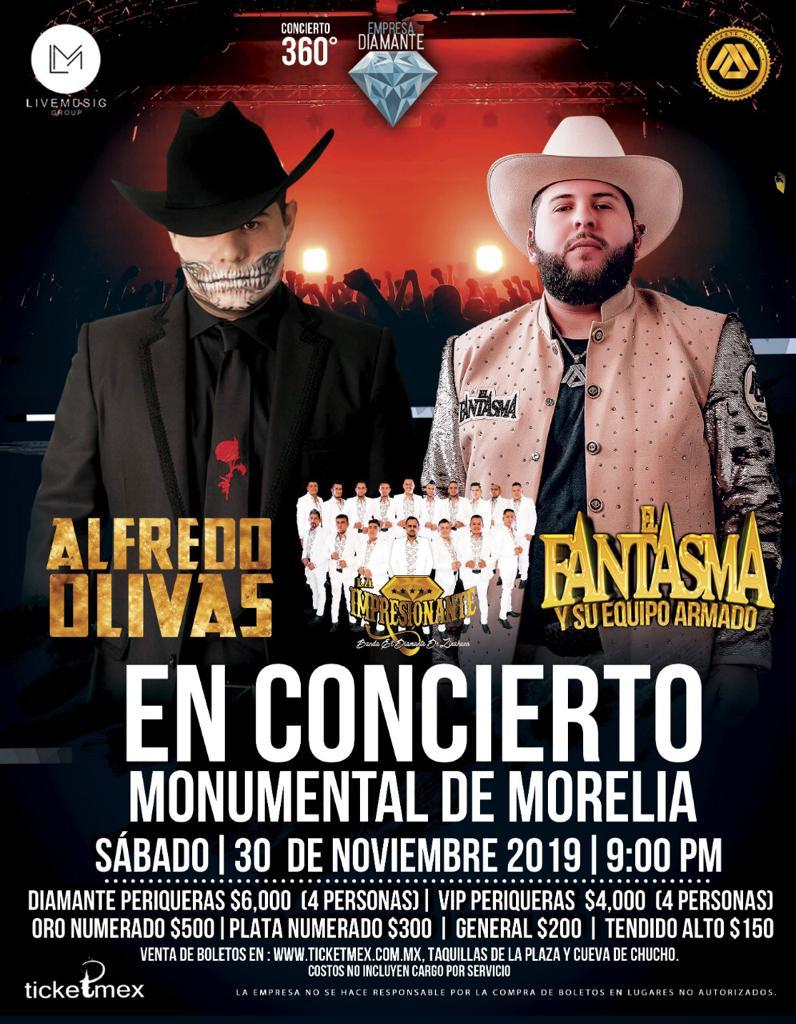 undefined Alfredo Olivas y El Fantasma en concierto Ticketmex