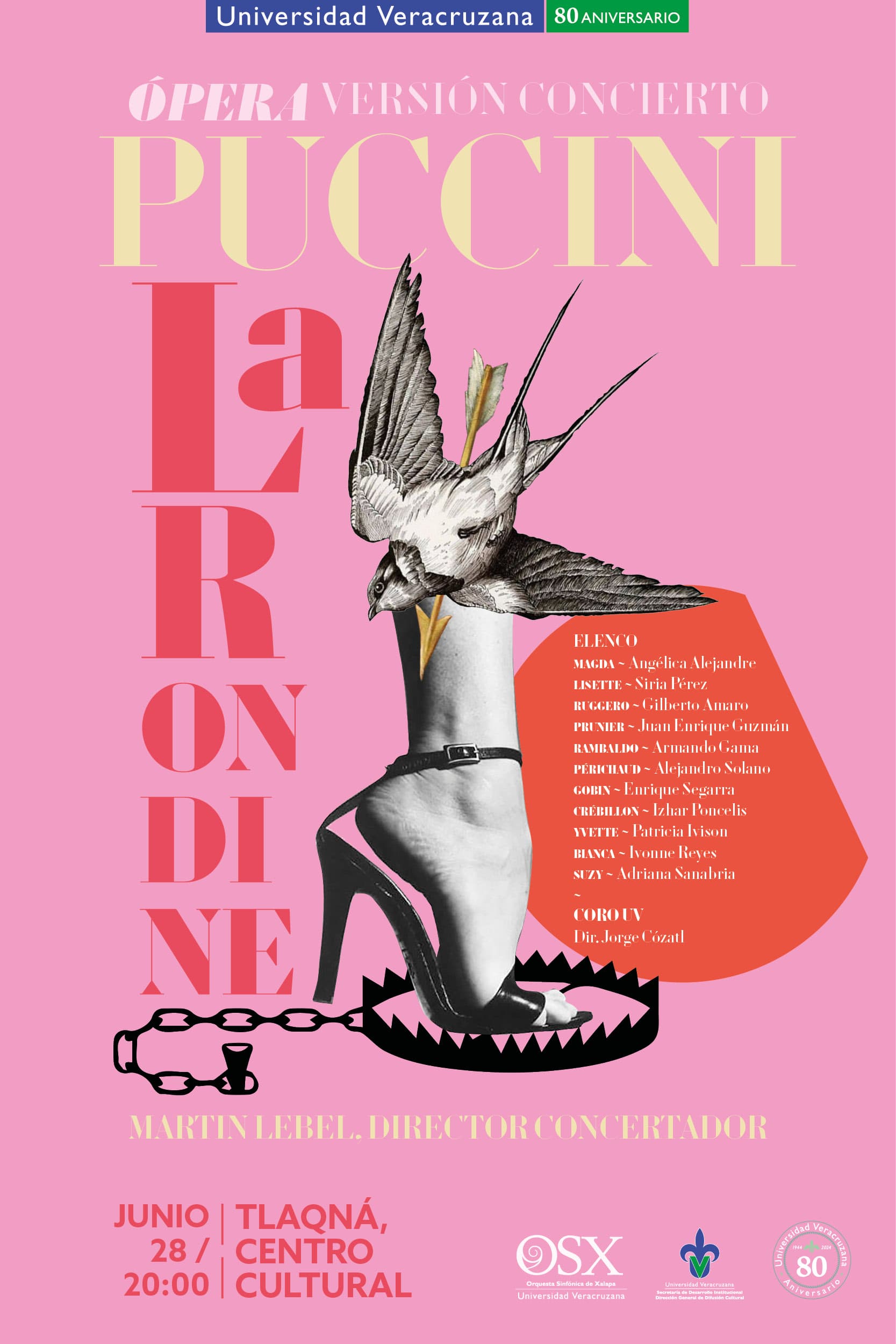 Boletos para PUCCINI. LA RONDINE en Fondo de Empresas de la Universidad  Veracruzana A.C.