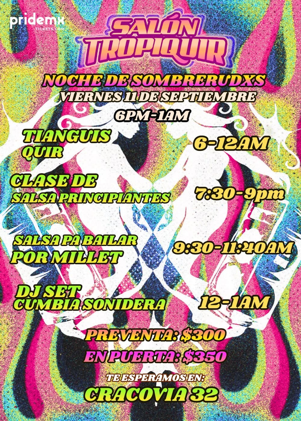Salón Tropiquir Noche de Sombrerudxs