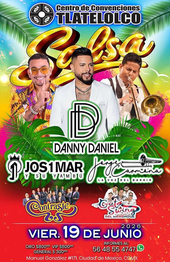 DANNY DANIEL, JOSIMAR Y JORGE CARMONA 