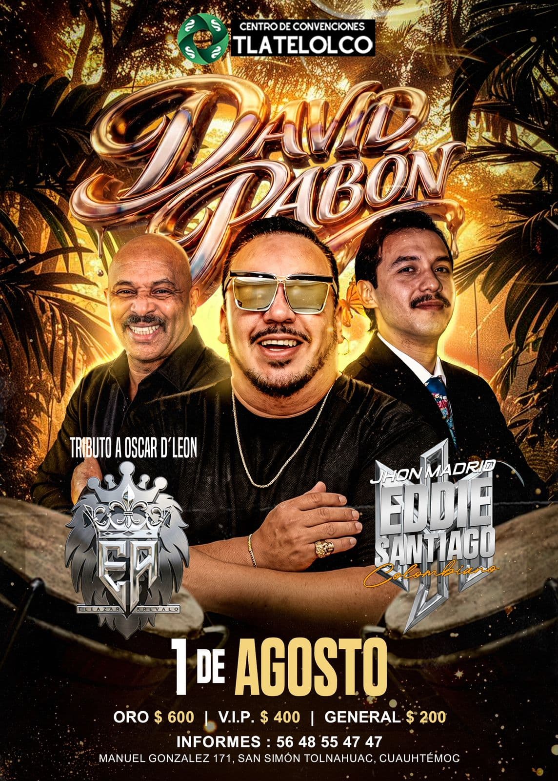 DAVID PABÓN TRIBUTO A OSCAR DE LEON Y EDDIE SANTIAGO