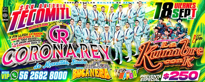 Bailazo de Feria Banda Corona del Rey y La Kumbre con K