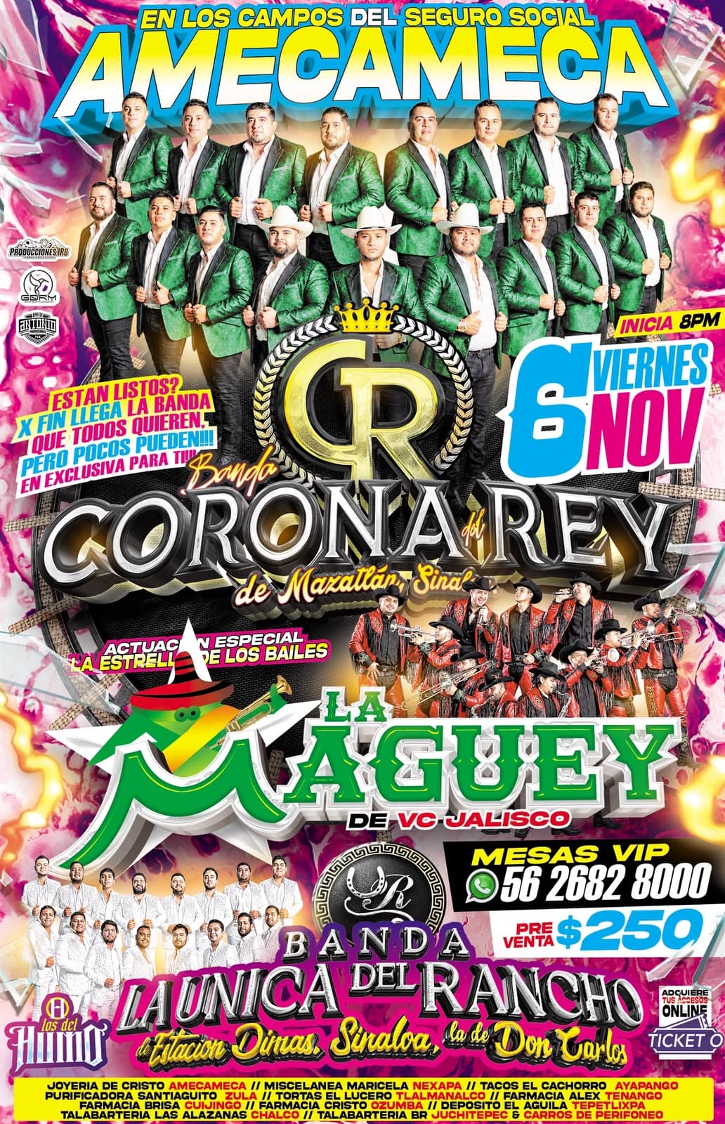 BANDA CORONA DEL REY Y BANDA MAGUEY EN AMECAMECA