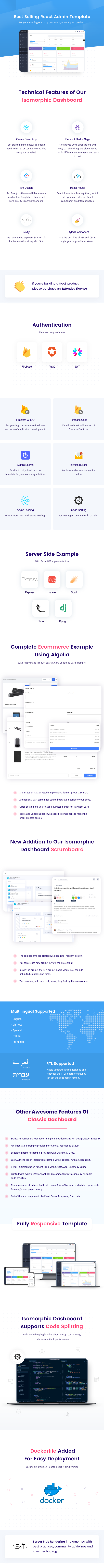Isomorphic - React Redux Admin Dashboard - 1