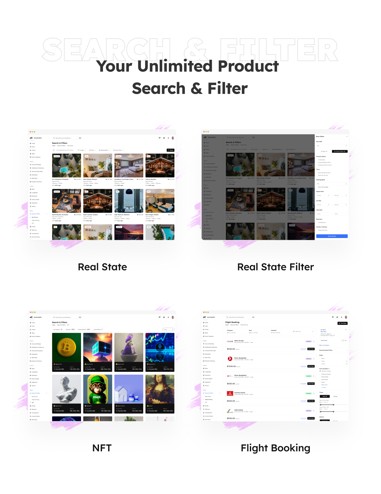 Isomorphic - React Admin Dashboard Template - 18