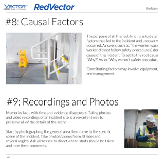 The 10 Items Needed to Conduct a Thorough Incident Investigation